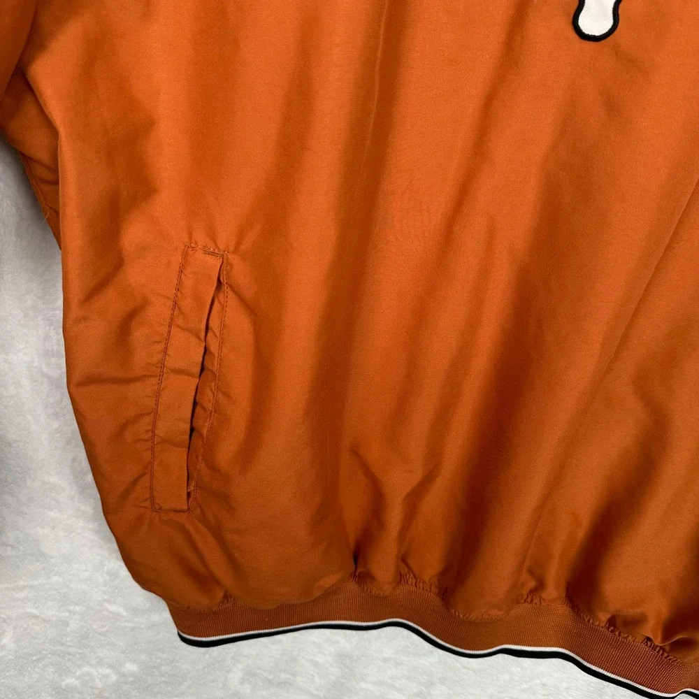 Texas Longhorns Men XL Burnt Orange V-Neck Vintage 90s Style Pullover Colosseum